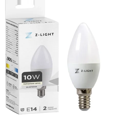 Лампа LED Levistella The Light 1002 E14 10W 4000K свічка, 850 лм
