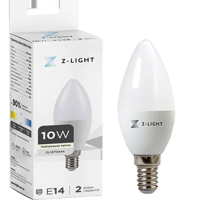 Лампа Led Levistella The Light 1002 E14 10W 4000K Свічка…