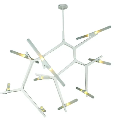 Люстра стельова Levistella 756LPR189-18 WH, G9, 18 ламп, білий, метал, скло