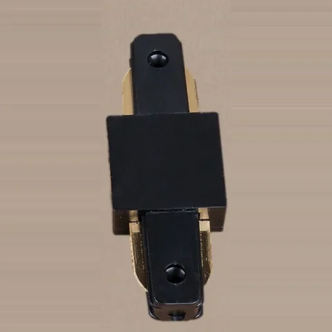 Соединитель трековий Levistella 752 PR-BK прямокутний, чорний