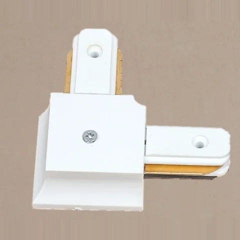Угловий з'єднувач трековий Levistella 752 UG-WH (трапеція), білий, для трекових світильників