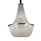 Люстра стельова LED Levistella 908D0029-8 Silver, 8 ламп, E14, срібний метал, неокласичний стиль Люстра стельова LED Levistella 908D0029-8 Silver, 8 ламп, E14, срібний метал, неокласичний стиль