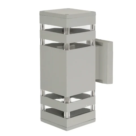 Бра настінне Levistella 767L5169-WL-2 GY, 2×E27, метал, скло, сірий, прозорий плафон (для вулиці)