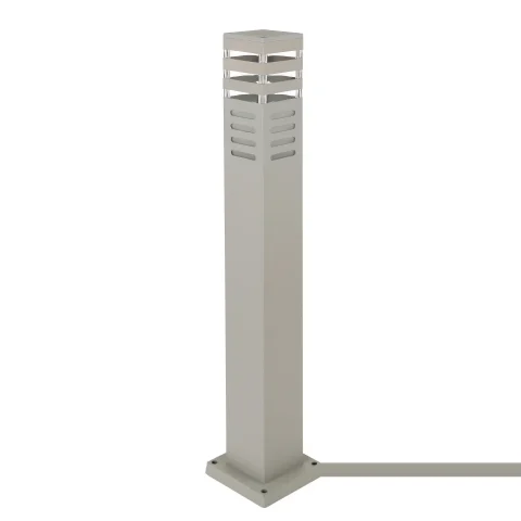 Вуличний напольний світильник Levistella 767L5184-ST-80 GY, E27, метал, 90×800 мм, сірий