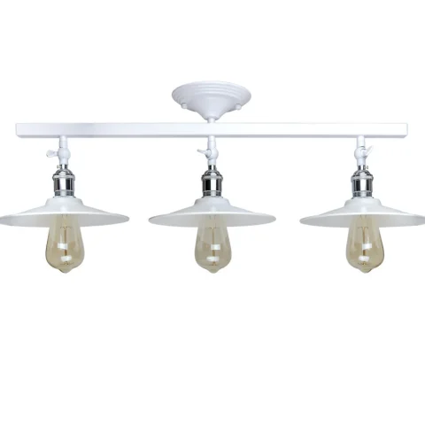 Потолочная люстра LED Levistella 752X837F-3 WH, E27, белый металл, стиль лофт, 3 плафона