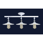 Потолочна люстра LED Levistella 752X837F-3 WH, E27, білий метал, стиль лофт, 3 плафона