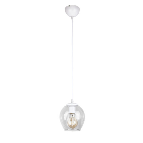 Светильник підвісний Levistella 756PR0231F-1 WH+CL, E27, 40W, метал + скло, сучасний стиль