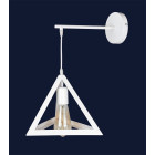 Бра настінне Levistella 756W220F2-1 WH, E27, 60W, білий метал, стиль лофт