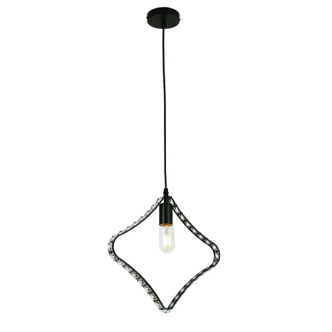 Подвесной светильник Levistella 761LX01-1 BK, E27, черный, стиль лофт, регулируемая высота до 1000 мм