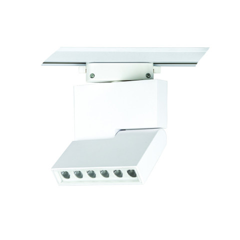 Трековий світильник LED Levistella 9059917 WH, 10W, білий метал, сучасний стиль