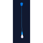 Светильник підвісний Levistella 915002-1 Blue, E27, 1 м, яскраво-блакитний, стильний дизайн для вітальні