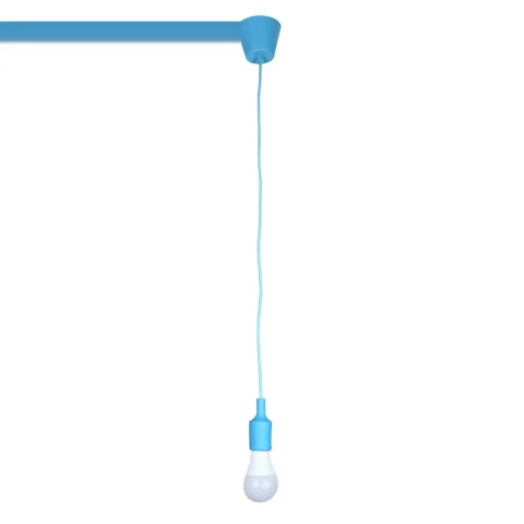 Подвесной светильник Levistella 915002-1 Light Blue, E27, светло-голубой, 1 м