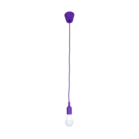 Світильник підвісний Levistella 915002-1 Purple, E27, фіолетовий, 1м, регульований, для вітальні