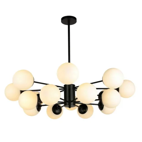 Люстра молекула Levistella 7526033-16 BK+WH