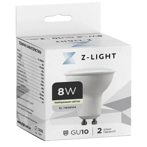 Лампа LED Levistella The Light 1032 GU10 8W 4000K (720 лм), алюміній+пластик