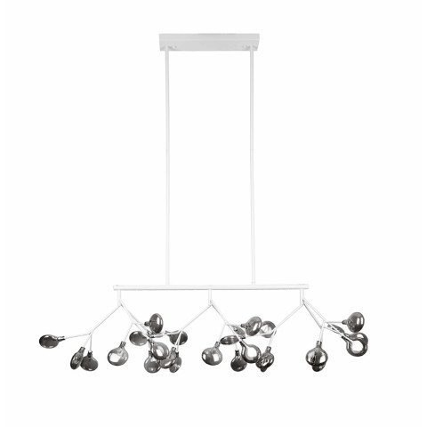 Люстра Levistella 918LP264-27 WH+BK, 27 плафонов, білий та чорний, метал, сучасний стиль для дому