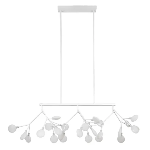 Люстра LED Levistella 918LP264-27 WH+WH, 27 плафонів, біла, метал і скло, сучасний стиль, 110 см Люстра LED Levistella 918LP264-27 WH+WH, 27 плафонів, біла, метал і скло, сучасний стиль, 110 см