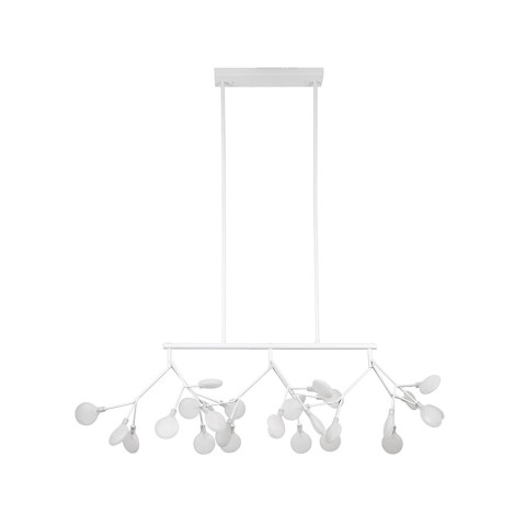Люстра LED Levistella 918LP264-27 WH+WH, 27 плафонов, білий, метал і скло, сучасний стиль, 110 см