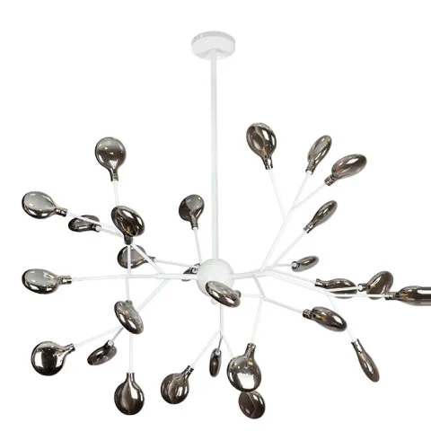 Люстра стельова LED Levistella 918LP262-27 WH+BK, 27W, білий і чорний