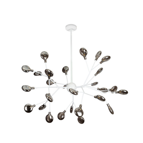 Люстра стельова LED Levistella 918LP262-27 WH+BK, 27W, білий і чорний, сучасний стиль для дому
