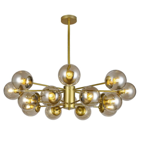 Люстра молекула Levistella 7526033-16 GD+BK