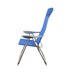 Складний стілець Levistella GP20022010 BLUE, текстилин, висота 101 см, синій, для дачі, навантаження до 110 кг Складний стілець Levistella GP20022010 BLUE, текстилин, висота 101 см, синій, для дачі, навантаження до 110 кг