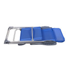 Складний стілець Levistella GP20022010 BLUE, текстилин, висота 101 см, синій, для дачі, навантаження до 110 кг Складний стілець Levistella GP20022010 BLUE, текстилин, висота 101 см, синій, для дачі, навантаження до 110 кг