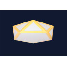 Люстра стельова LED Levistella 752L66 YELLOW, 50W, жовтий метал, білий акрил, сучасний стиль Люстра стельова LED Levistella 752L66 YELLOW, 50W, жовтий метал, білий акрил, сучасний стиль