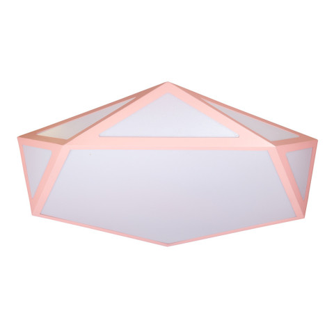 Люстра стельова LED Levistella 752L68 PINK, 90W, регульована температура світла, метал+акрил, сучасний стиль
