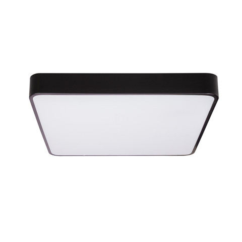 Люстра стельова LED Levistella 752L71 BK, 76W, чорний метал, білий акрил, сучасний стиль для дому