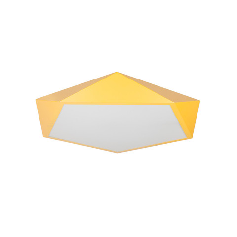 Люстра стельова LED Levistella 752L77 YELLOW, 70W, жовтий акрил і метал, сучасний стиль