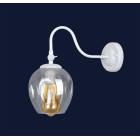 Бра настінне Levistella 756WPR0231F3-1 WH+CL, E27, 40W, білий і прозорий, сучасний стиль
