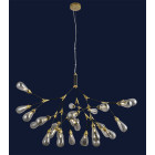 Люстра стельова Levistella 918LP268-27 BK+BK, G4, 27 плафонів, чорний метал, сучасний стиль Люстра стельова Levistella 918LP268-27 BK+BK, G4, 27 плафонів, чорний метал, сучасний стиль