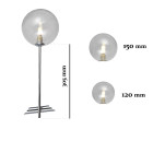 Люстра стельова LED Levistella 761LLP01-6 CR+CL, 6 ламп G9, хром, прозоре скло, сучасний стиль