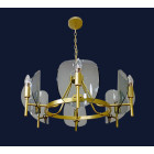 Люстра стельова Levistella 756LPR0032-6 GD+BK, E14, золото/чорний, сучасний стиль для дому Люстра стельова Levistella 756LPR0032-6 GD+BK, E14, золото/чорний, сучасний стиль для дому