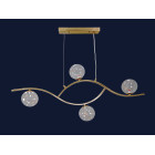 Люстра стельова LED Levistella 9098078-4 BRZ+LED, 4 лампи, бронзовий метал, сучасний стиль Люстра стельова LED Levistella 9098078-4 BRZ+LED, 4 лампи, бронзовий метал, сучасний стиль