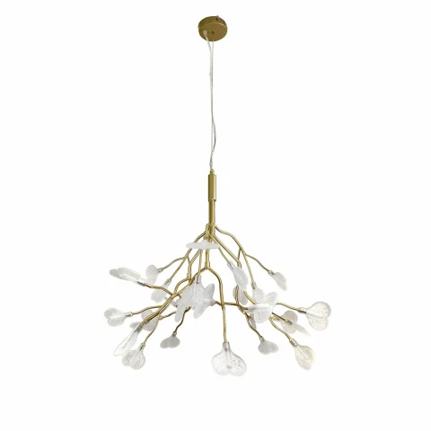 Люстра LED Levistella 918LP272-27 GD+CL, 27W, золото + білий, сучасний стиль Люстра LED Levistella 918LP272-27 GD+CL, 27W, золото + білий, сучасний стиль