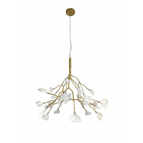 Люстра LED Levistella 918LP272-27 GD+CL, 27W, золото + білий, сучасний стиль для дому