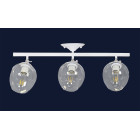 Люстра стельова Levistella 756XPR0231F-3 WH+CL, 3 лампи E27, білий + прозорий, сучасний дизайн Люстра стельова Levistella 756XPR0231F-3 WH+CL, 3 лампи E27, білий + прозорий, сучасний дизайн