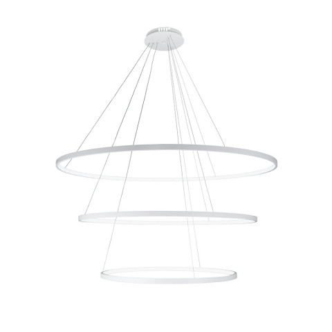 Люстра стельова LED Levistella 7529832-3A WHITE LED (400+600+800), 130W, три режими світла, білий, для вітальні
