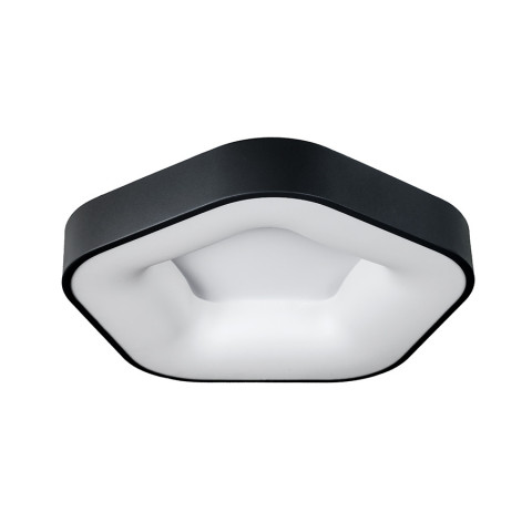 Люстра стельова LED Levistella 752L65 BK, 50W, чорний, з пультом управління, сучасний стиль