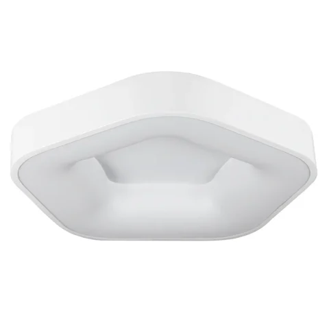 Люстра стельова LED Levistella 752L65 WH, 50W, три режими світла, білий метал + акрил