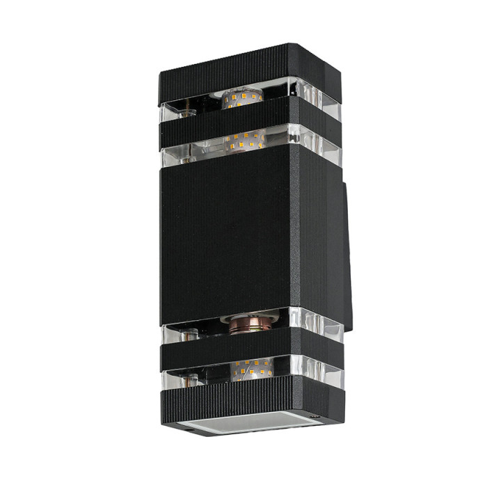 Бра настінне Levistella 7672024-2 BK, E27, 60W, чорний метал, IP54, вуличний стиль Бра настінне Levistella 7672024-2 BK, E27, 60W, чорний метал, IP54, вуличний стиль