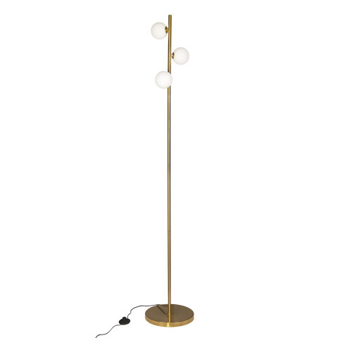Торшер настільний Levistella 7529834-3 BRONZE, G9, 3 плафона, метал, скло, висота 182 см, сучасний стиль для дому