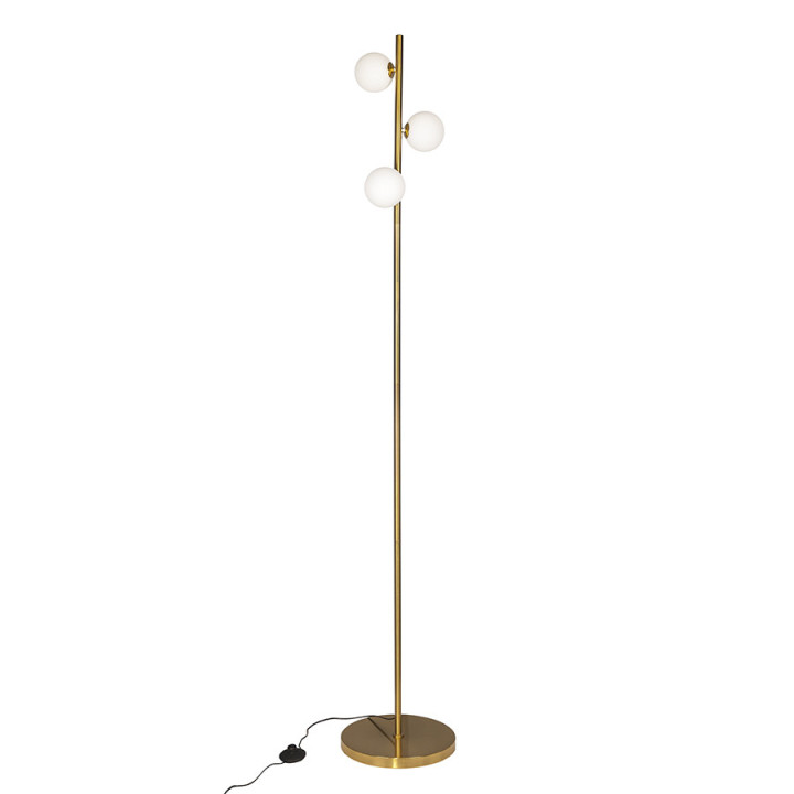 Торшер настільний Levistella 7529834-3 BRONZE, G9, 3 плафона, метал, скло, висота 182 см, сучасний стиль для дому Торшер настільний Levistella 7529834-3 BRONZE, G9, 3 плафона, метал, скло, висота 182 см, сучасний стиль для дому