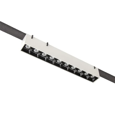 Трековий LED світильник Levistella 78010-BL02 PKW 10W, 4000K, білий, для текстильної трекової системи
