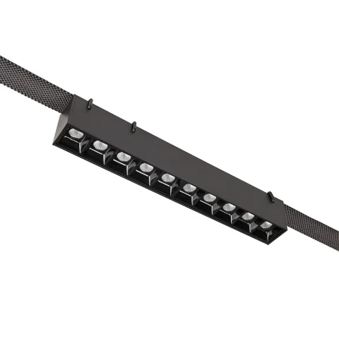 Трековий світильник LED Levistella 78010-BL02 BK, 10W, 4000K, чорний (для текстильних трекових систем)