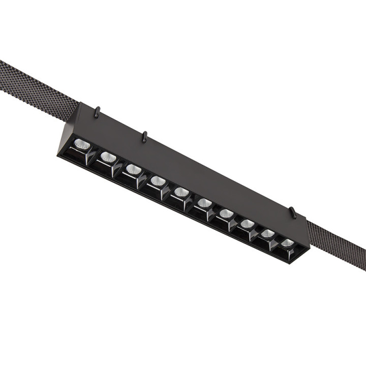 Трековий світильник LED Levistella 78010-BL02 BK, 10W, 4000K, чорний, для текстильних трекових систем Трековий світильник LED Levistella 78010-BL02 BK, 10W, 4000K, чорний, для текстильних трекових систем
