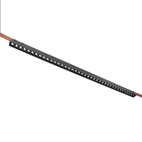 Трековий світильник LED Levistella 78040-BL02 BK, 40W, 4000K, чорний алюміній, для текстильної системи Трековий світильник LED Levistella 78040-BL02 BK, 40W, 4000K, чорний алюміній, для текстильної системи