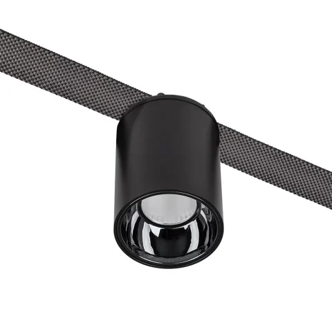 Трековий світильник LED Levistella 78012-BL04, 12W, 4000K, чорний, алюміній, для текстильних трекових систем